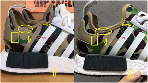 fake adidas bape nmd|are NMD shoes real.